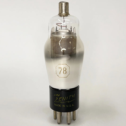 (1) Tested Zenith Type 78 Tube Date Code 9W Zenith 78 Pentode Tube (b)