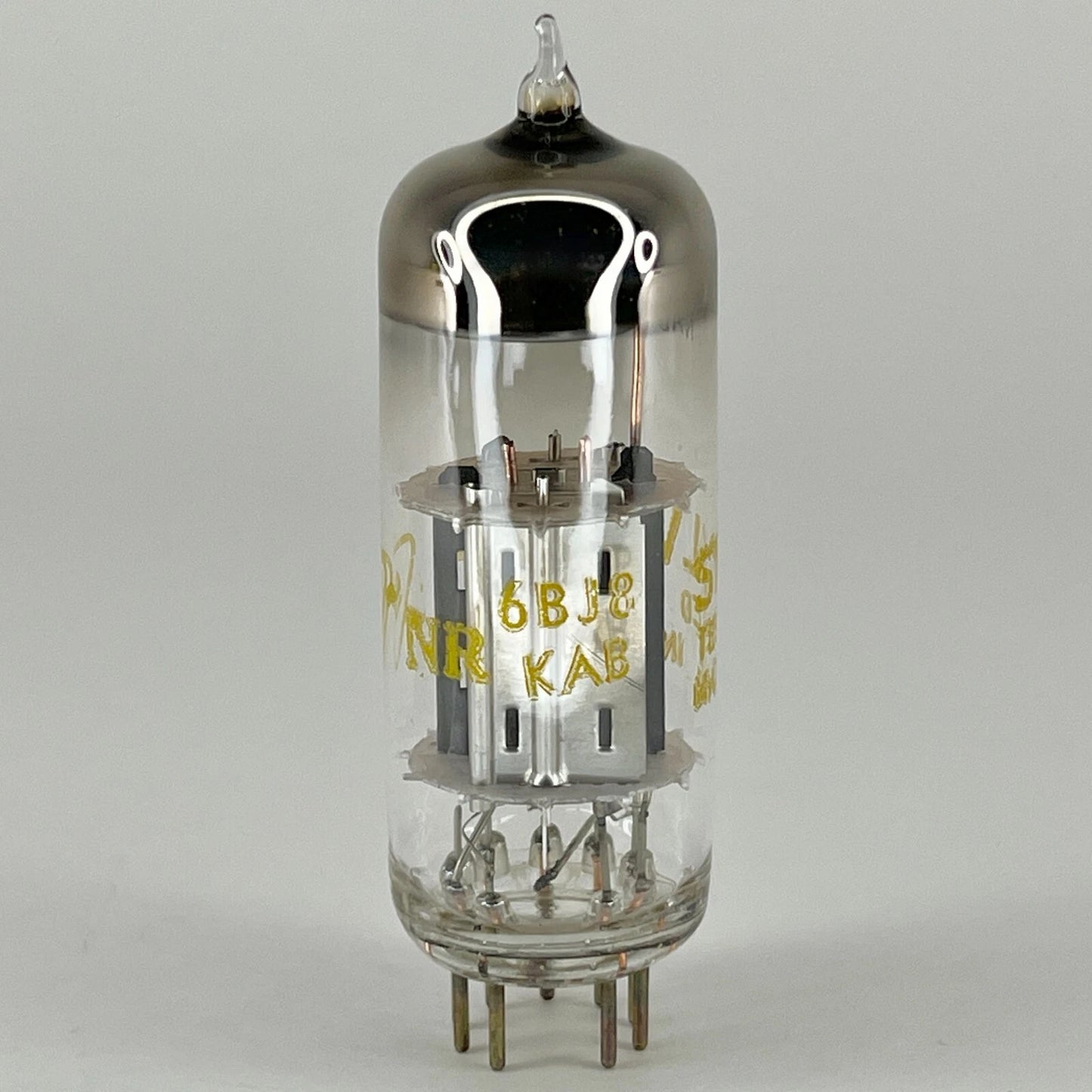 (1) Tested Sylvania 6BJ8 Tube with Box Date Code NR KAB Canada Twin Diode Triode