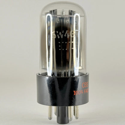(1) Tested CBS 6W4GT Tube Date Code 6043 CBS 6W4 GT Half Wave Rectifier (b)