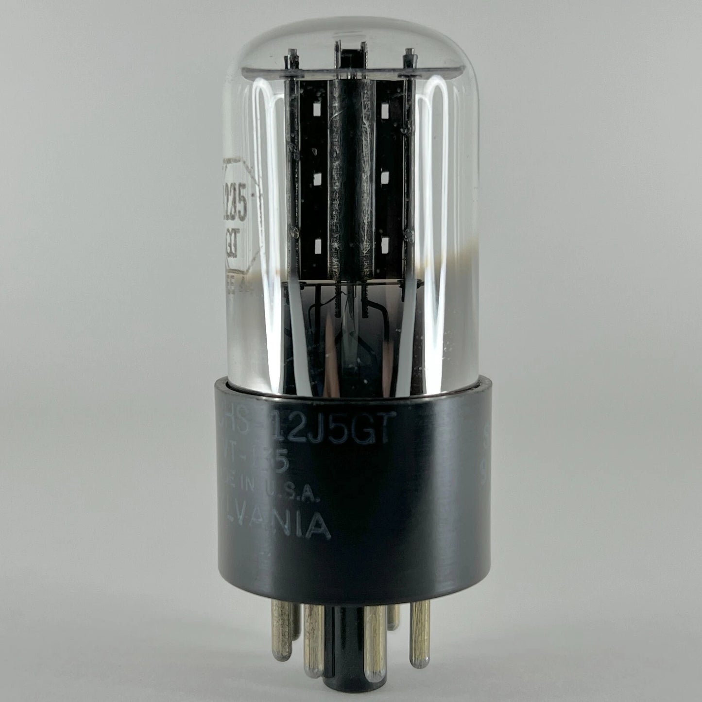 (1) Tested Sylvania JAN CHS 12J5GT Tube VT-135 Tube SC966A 12J5 GT Triode Tube