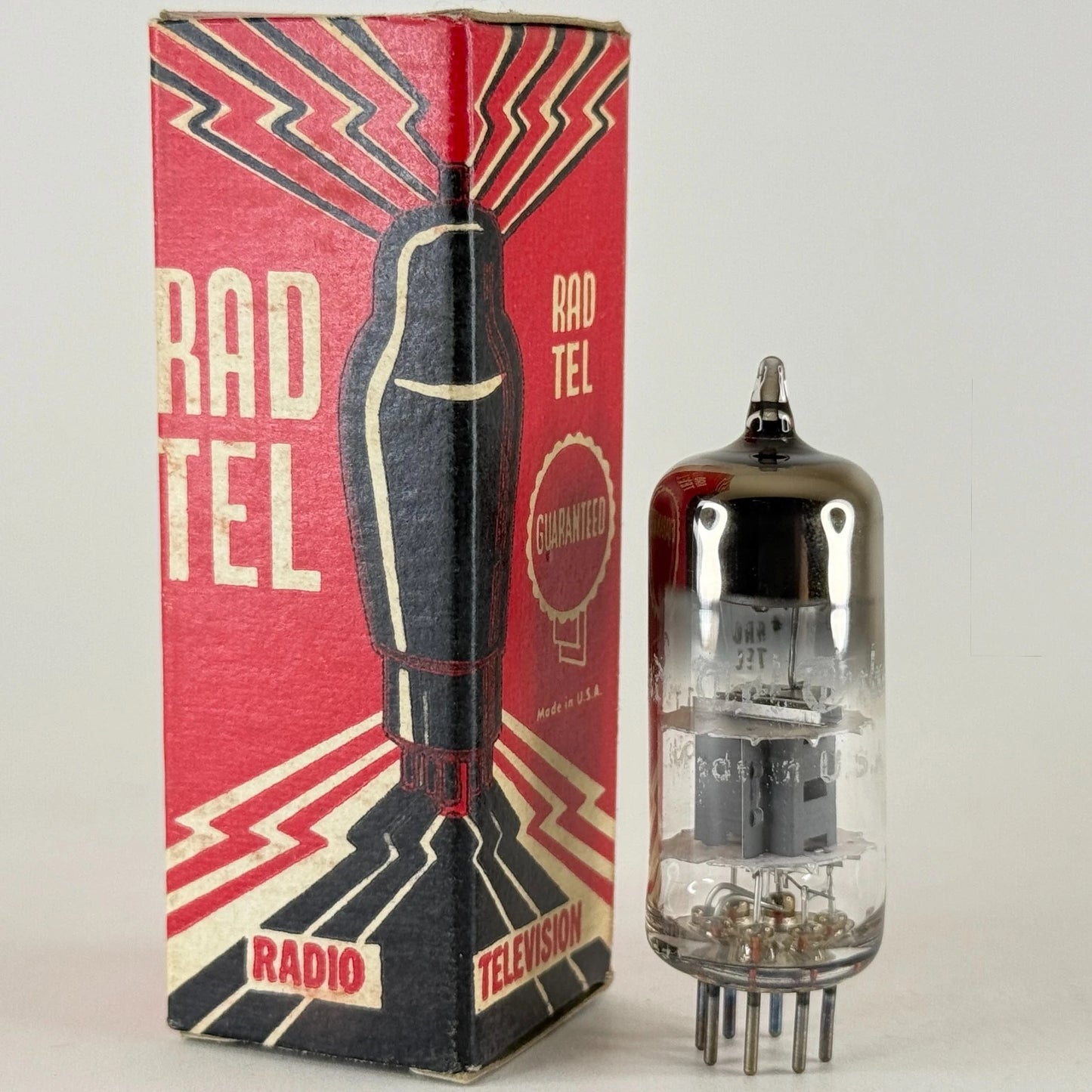 (1) Tested Rad-Tel 2CY5 Tube with Box Date Code 11-63 Rad Tel Tetrode Tube