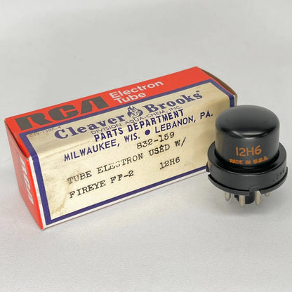 (1) Tested Strong 1970 RCA 12H6 Tube with Cleaver Brooks Box Code DE Diode (d)