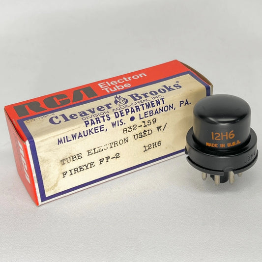 (1) Tested Strong 1970 RCA 12H6 Tube with Cleaver Brooks Box Code DE Diode (d)