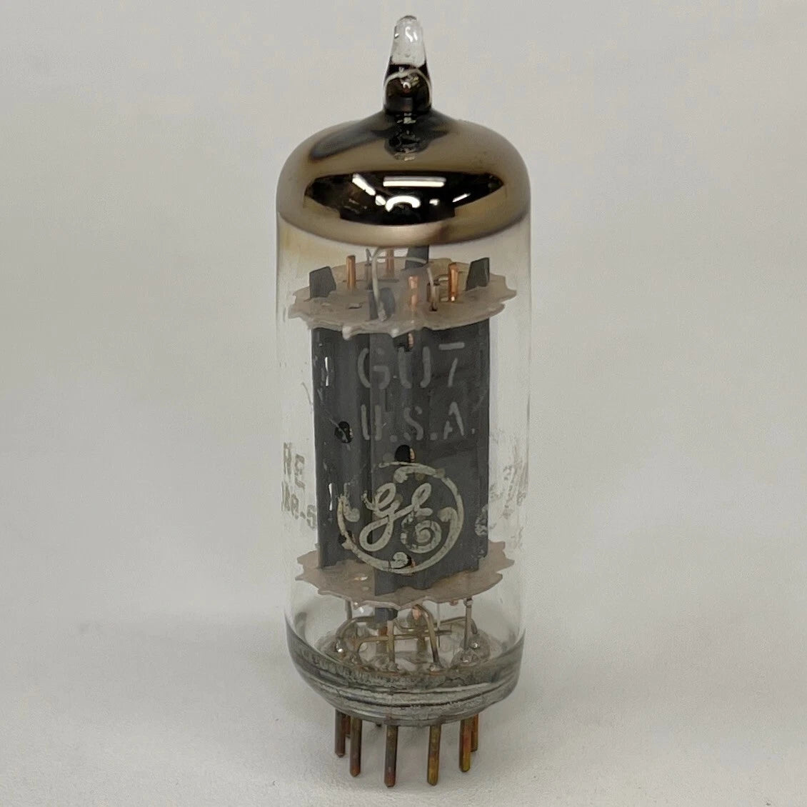 (1) Tested Balanced GE 6GU7 Tube Date Code RE General Electric 6GU7 Twin Triode