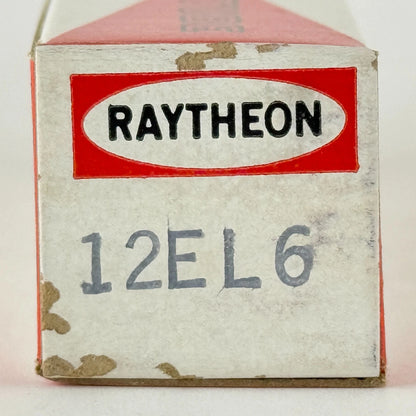 (1) Tested Raytheon 12EL6 Tube with Box Dual Diode High Mu Triode Tube (b)