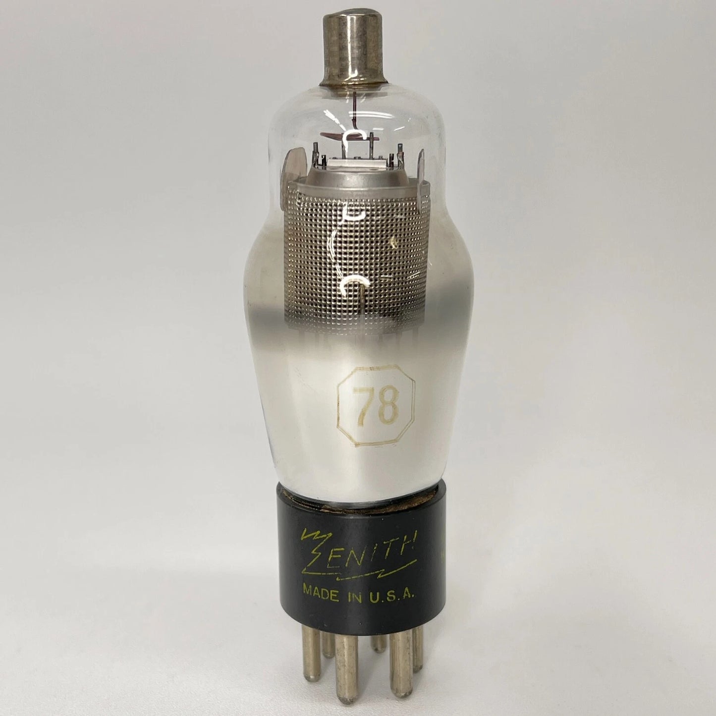 (1) Tested Zenith Type 78 Tube Date Code 9W Zenith 78 Pentode Tube (a)