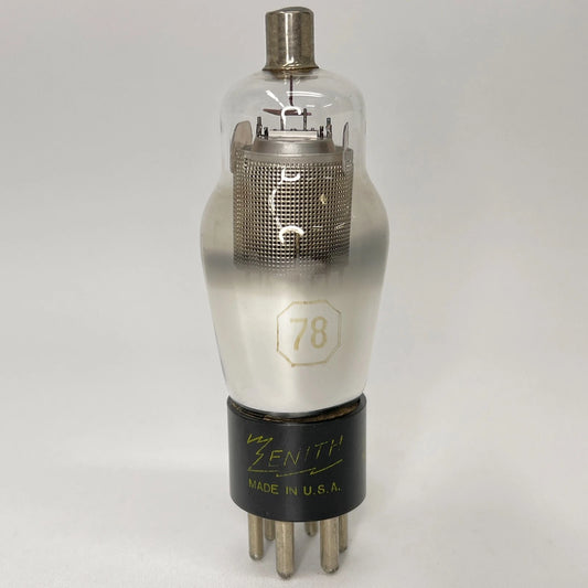 (1) Tested Zenith Type 78 Tube Date Code 9W Zenith 78 Pentode Tube (a)