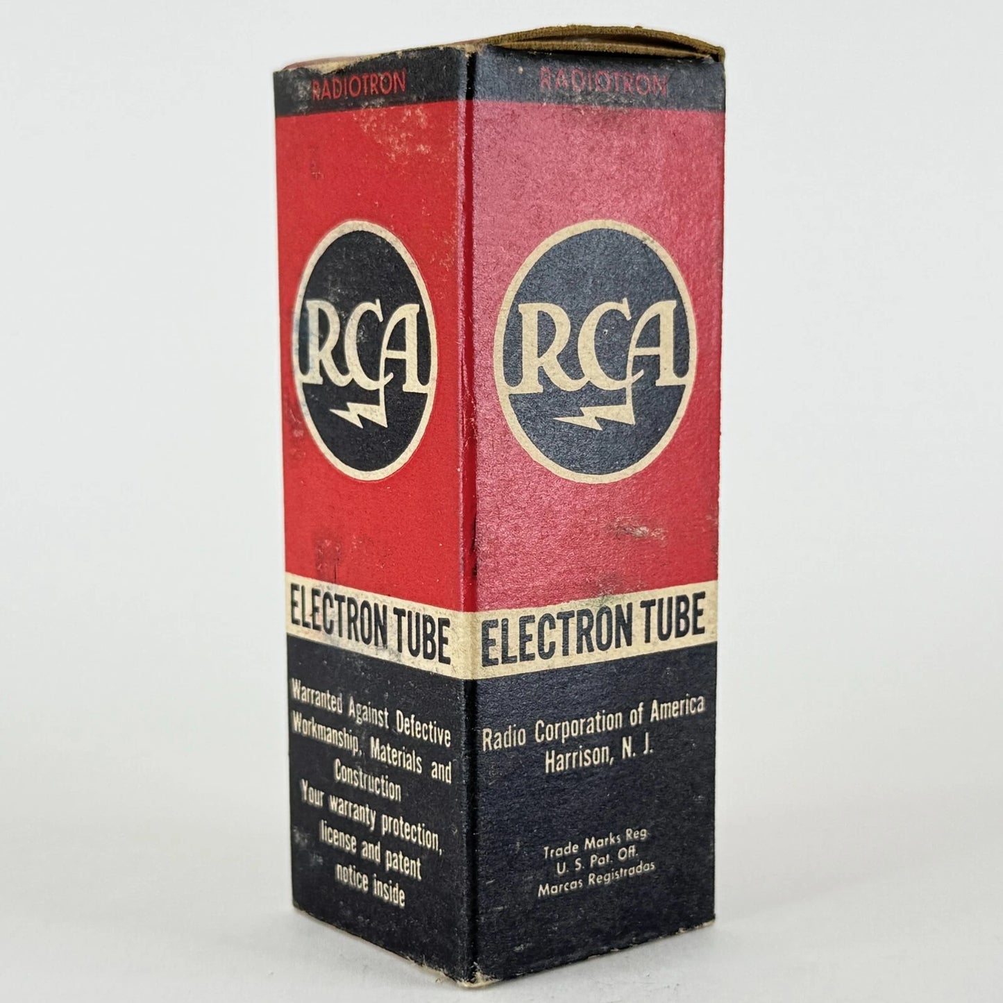 (1) NOS Tested RCA 6AF6G Eye Tube with Box Bright Green Magic Eye Code HY