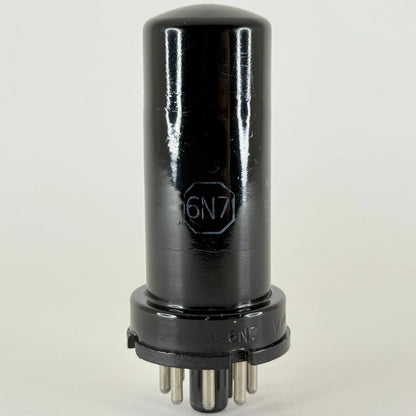 (1) Tested National Union 6N7 Tube Date Code NN Twin Power Triode Tube