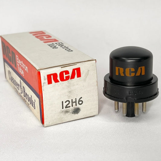 (1) Tested Strong 1970 RCA 12H6 Tube with Cleaver Brooks Box Code DE Diode (c)