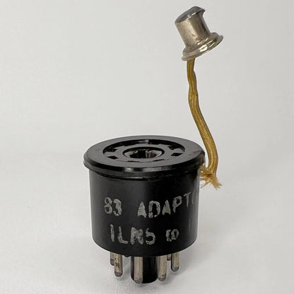 Vintage Adaptol No. 83 Tube Socket Adapter To Replace 1LN5 Tube with 1N5 Tube
