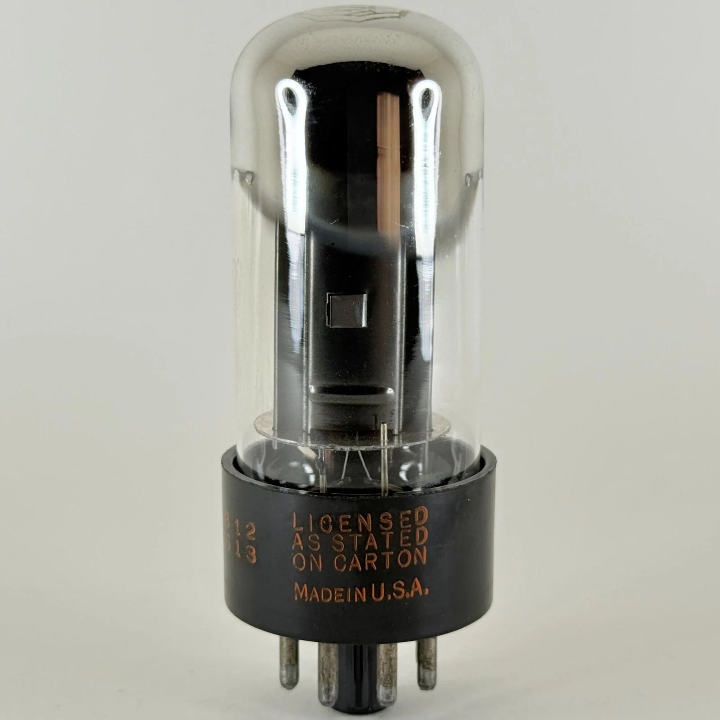 (1) Tested Delco 12V6GT Tube Date Code 613 Sylvania EIA Code Beam Power Tube