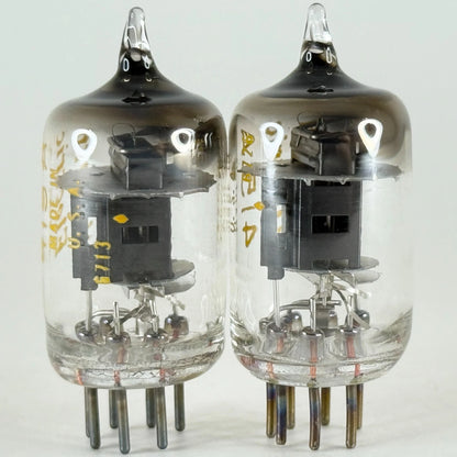 Tested Matched Balanced Pair 1967 Western Electric 415A Tubes Codes 6713 & 6726