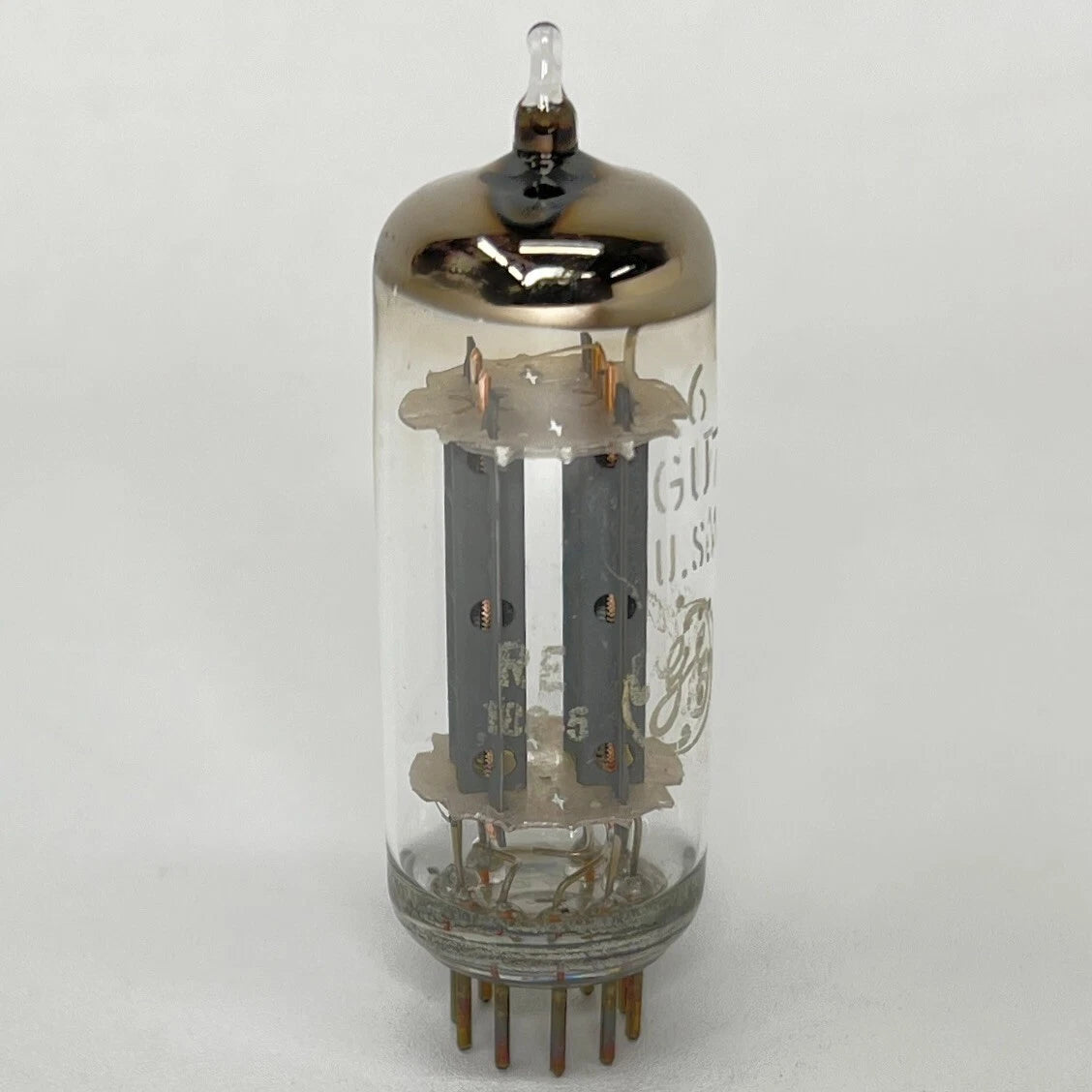 (1) Tested Balanced GE 6GU7 Tube Date Code RE General Electric 6GU7 Twin Triode