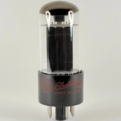(1) Tested Strong GE 6W6GT Tube Date Code 64-22 Red Letter Halo Getter 6W6 GT