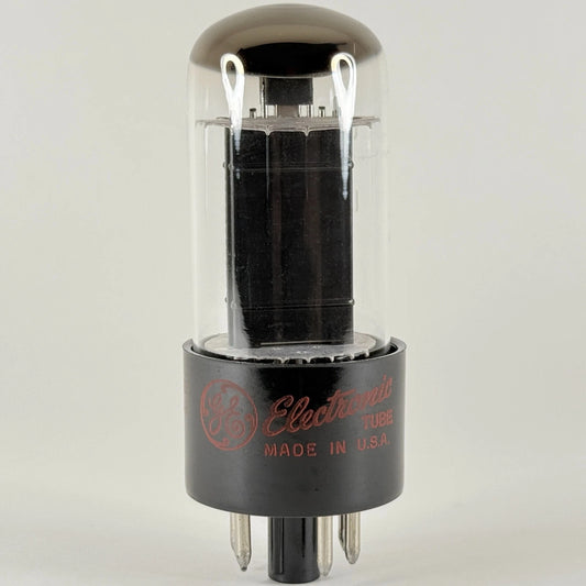 (1) Tested Strong GE 6W6GT Tube Date Code 64-22 Red Letter Halo Getter 6W6 GT