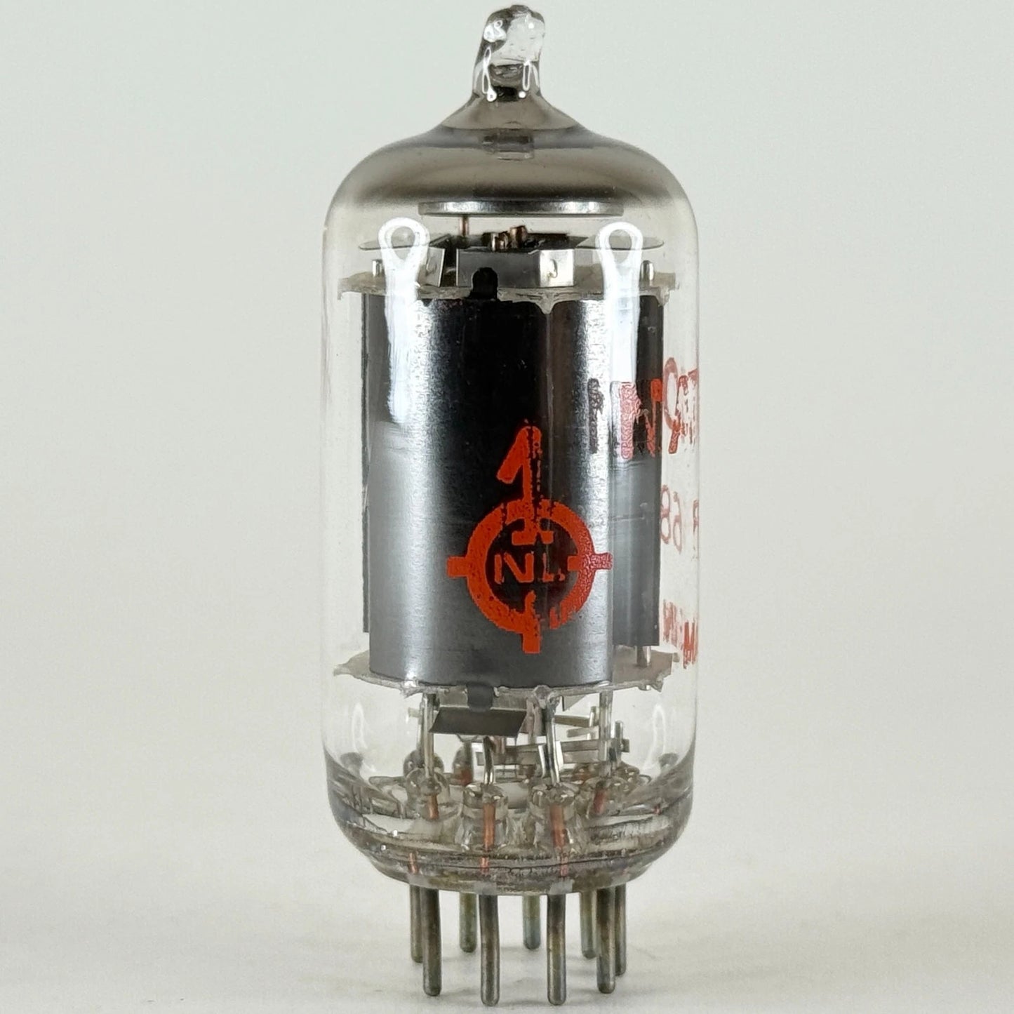 (1) Tested National Electronics 5686 Tube with Box Beam Power Vacuum Tube (a)