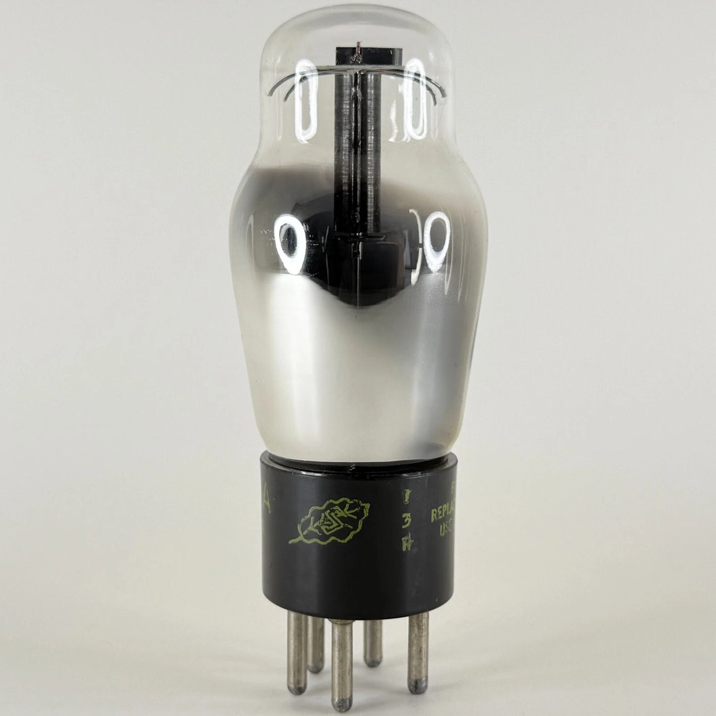 (1) Tested Sylvania Type 27 Tube Date Code 13R Medium Mu Triode Tube