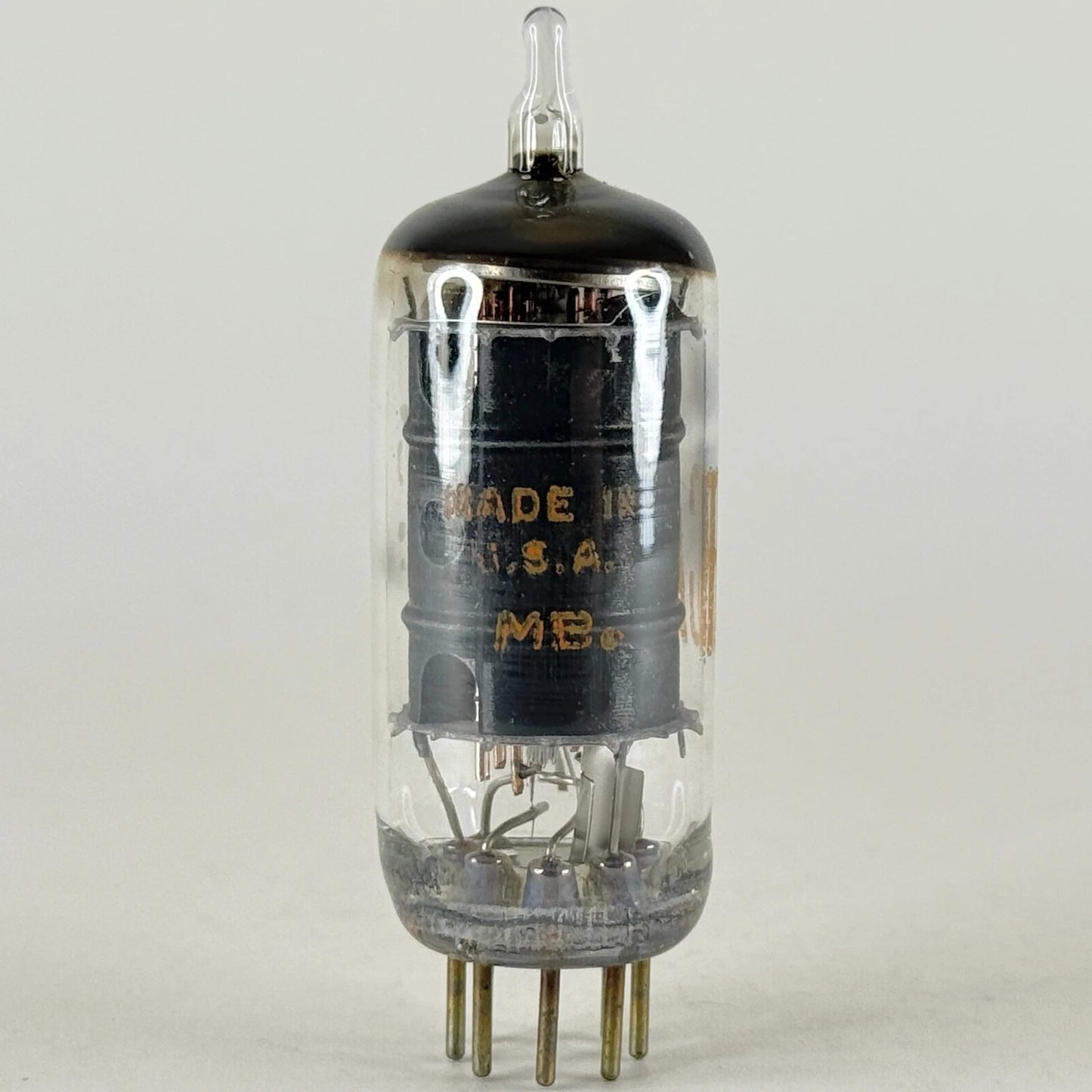 (1) Tested RCA 12EA6 Tube Black Plate with Box Date Code MB Pentode Tube (d)