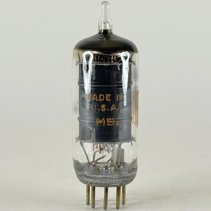 (1) Tested RCA 12EA6 Tube Black Plate with Box Date Code MB Pentode Tube (d)