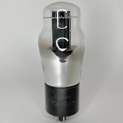 (1) Tested Super Silvertone 6N6G Tube Engraved Base Silvertone 6N6 G Triode Tube