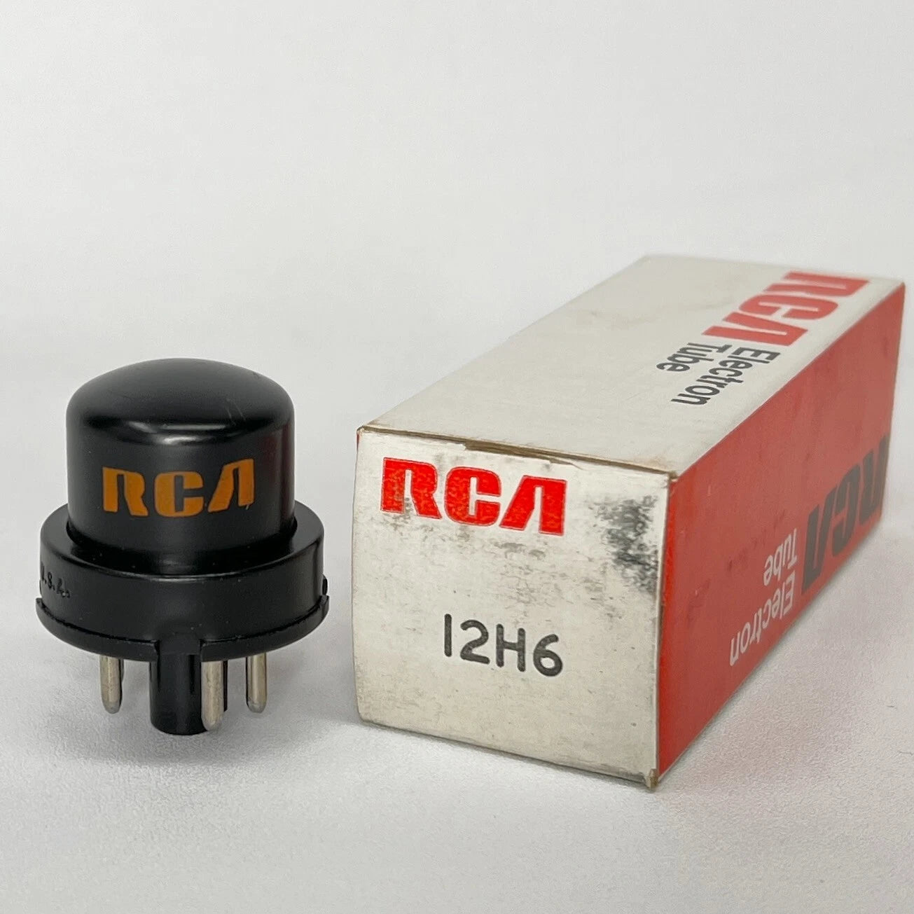 (1) Tested Strong 1970 RCA 12H6 Tube with Cleaver Brooks Box Code DE Diode (d)