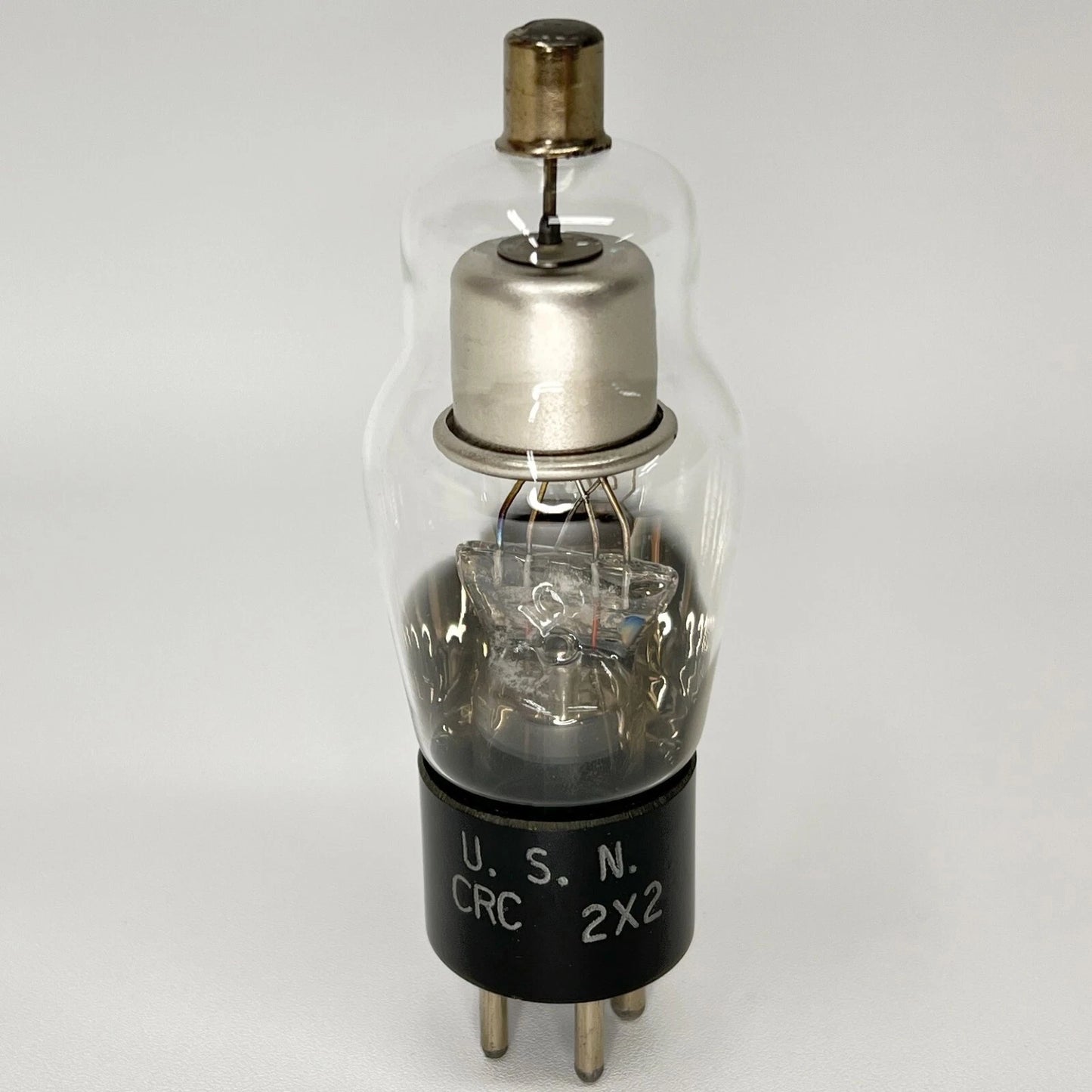 (1) Tested 1943 RCA U.S. Navy 2X2/879 Tube WW2 Tube CRC 2X2 879 Date Code K3E