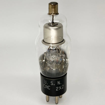 (1) Tested 1943 RCA U.S. Navy 2X2/879 Tube WW2 Tube CRC 2X2 879 Date Code K3E