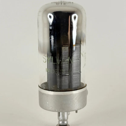 (1) Tested 1951 Sylvania 5AZ4 Tube with Box Code 1-52 Loctal Tube Rectifier (b)