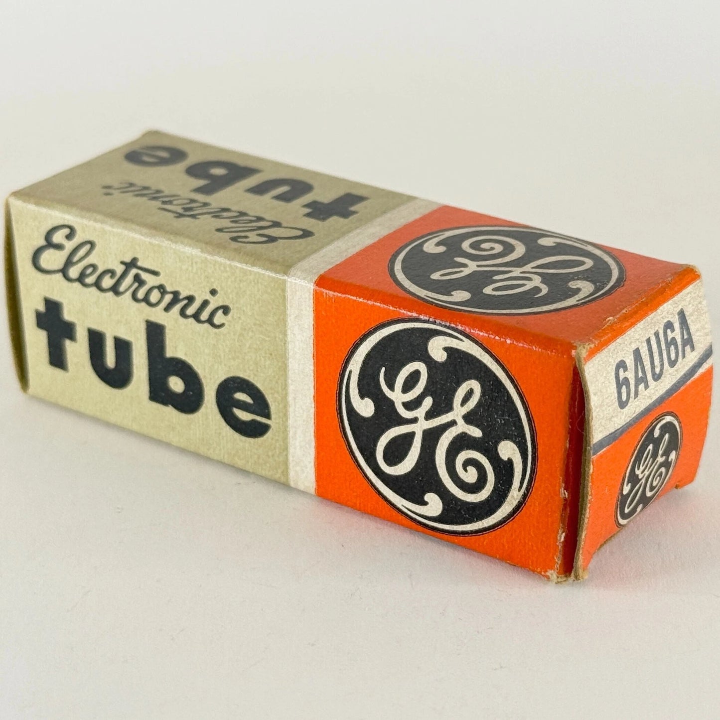 (1) Tested GE 6AU6A Tube with Box Red Letter 6AU6 A Sharp Cutoff Pentode Tube