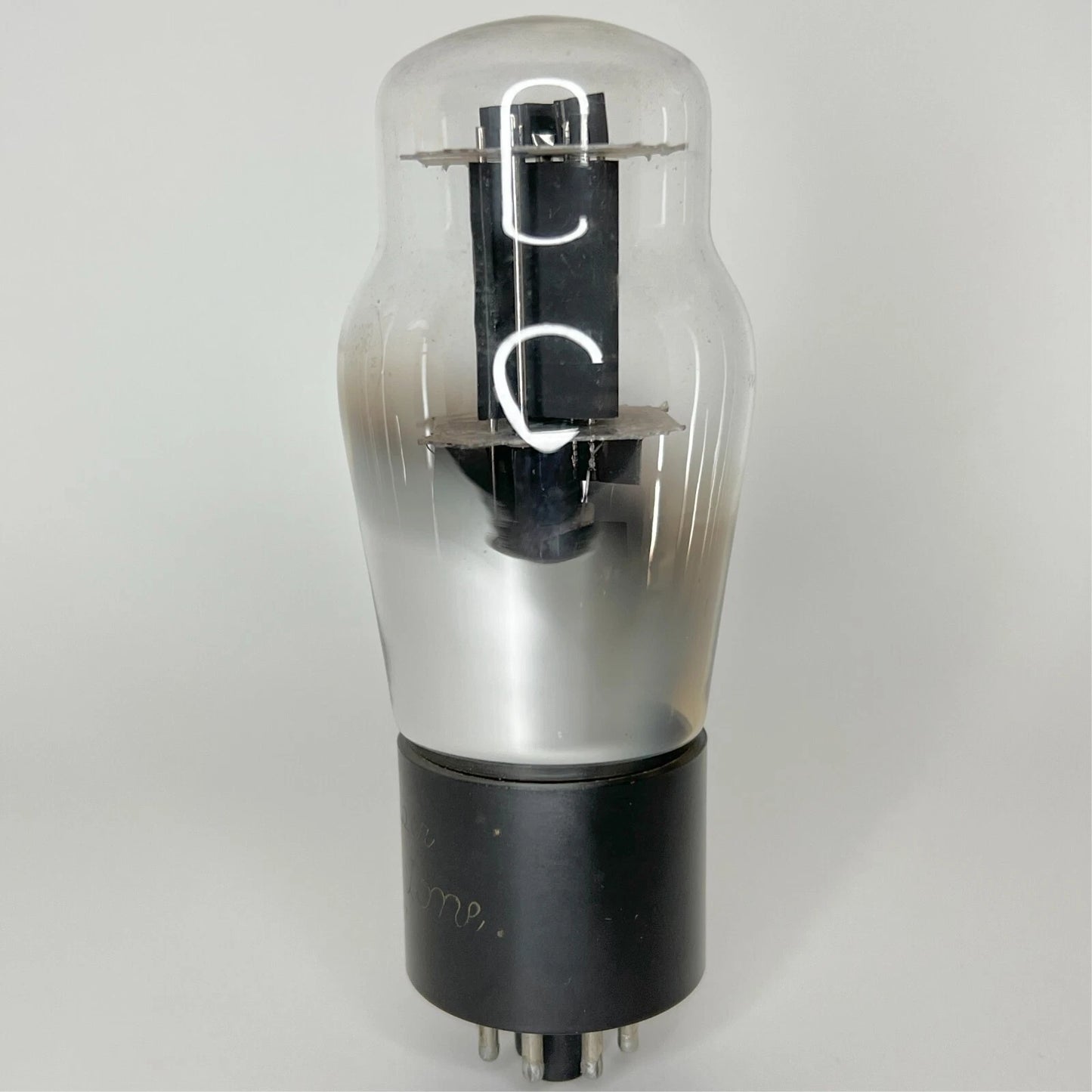 (1) Tested Super Silvertone 6N6G Tube Engraved Base Silvertone 6N6 G Triode Tube