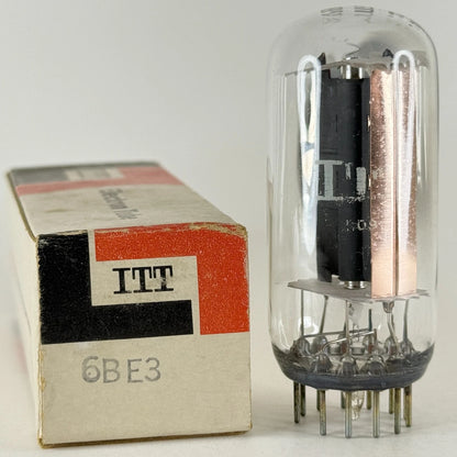 (1) Tested ITT 6BE3 Tube with Original Box Half Wave Vacuum Rectifier Tube