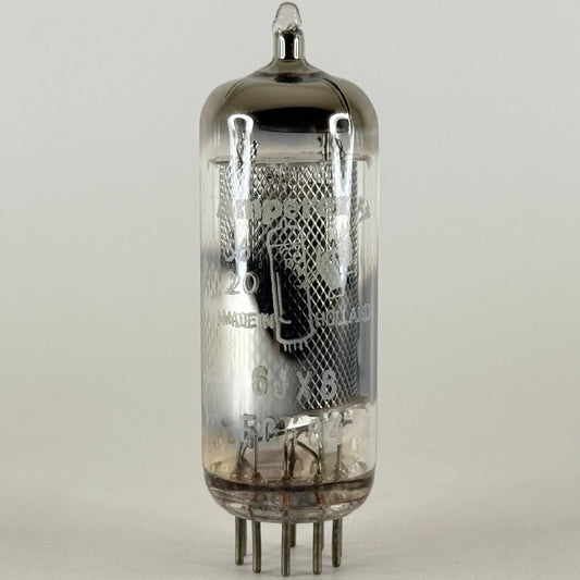 (1) Tested Amperex Bugle Boy 6JX8 ECH84 Tube Holland Date Code ◢6A2 6JX8 Tube