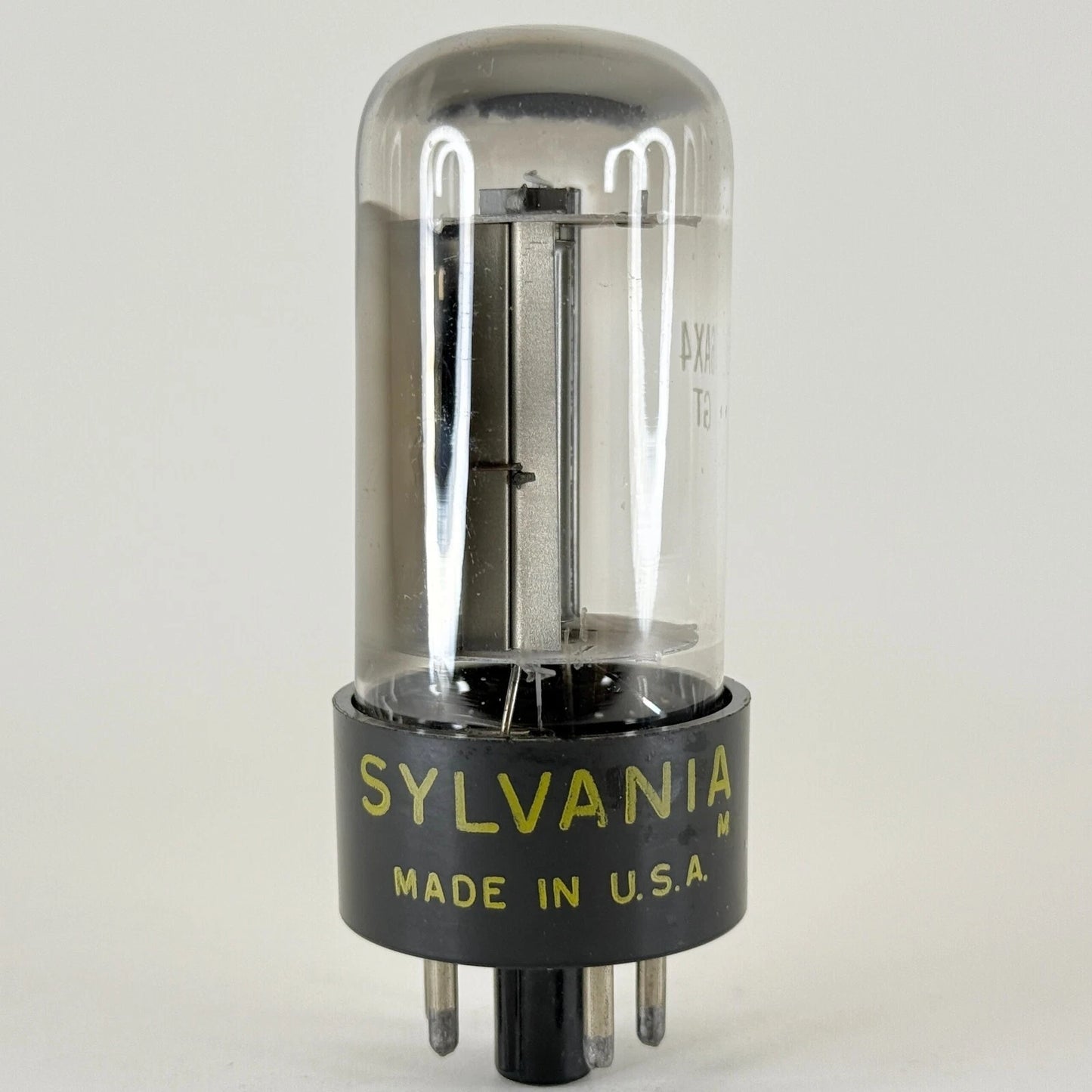 (1) Tested 1960 Sylvania 6W4GT Tube Code GB MUR Sylvania 6W4 GT Rectifier Tube