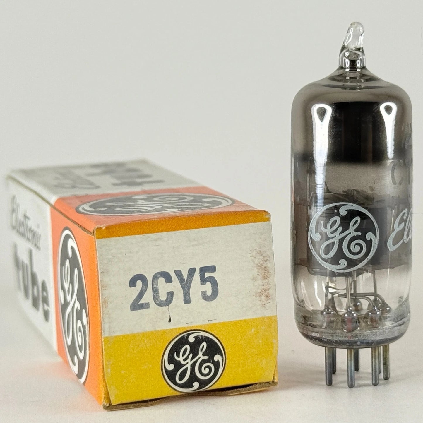 (1) Tested GE 2CY5 Tube with Box Code MJ General Electric Sharp Cutoff Tetrode