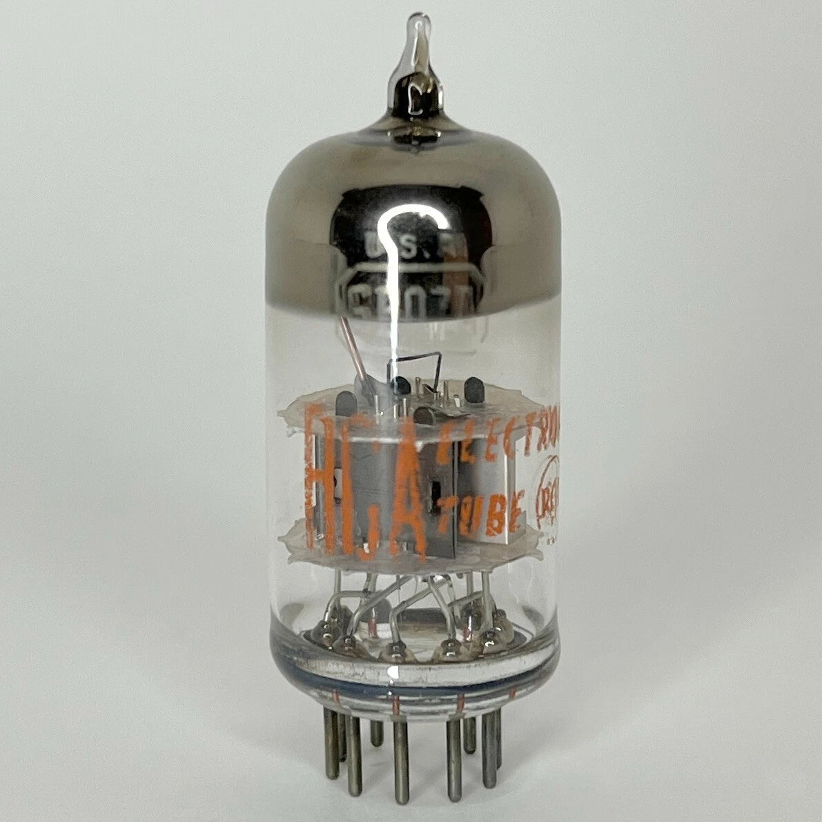(1) Tested RCA 6BQ7A Tube RCA 6BQ7 A Medium Mu Twin Triode Vacuum Tube