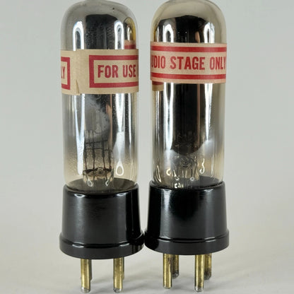 Tested Balanced Matched Pair RCA Radiotron UX-120 Tubes Type 20 UX 120 Tubes (d)