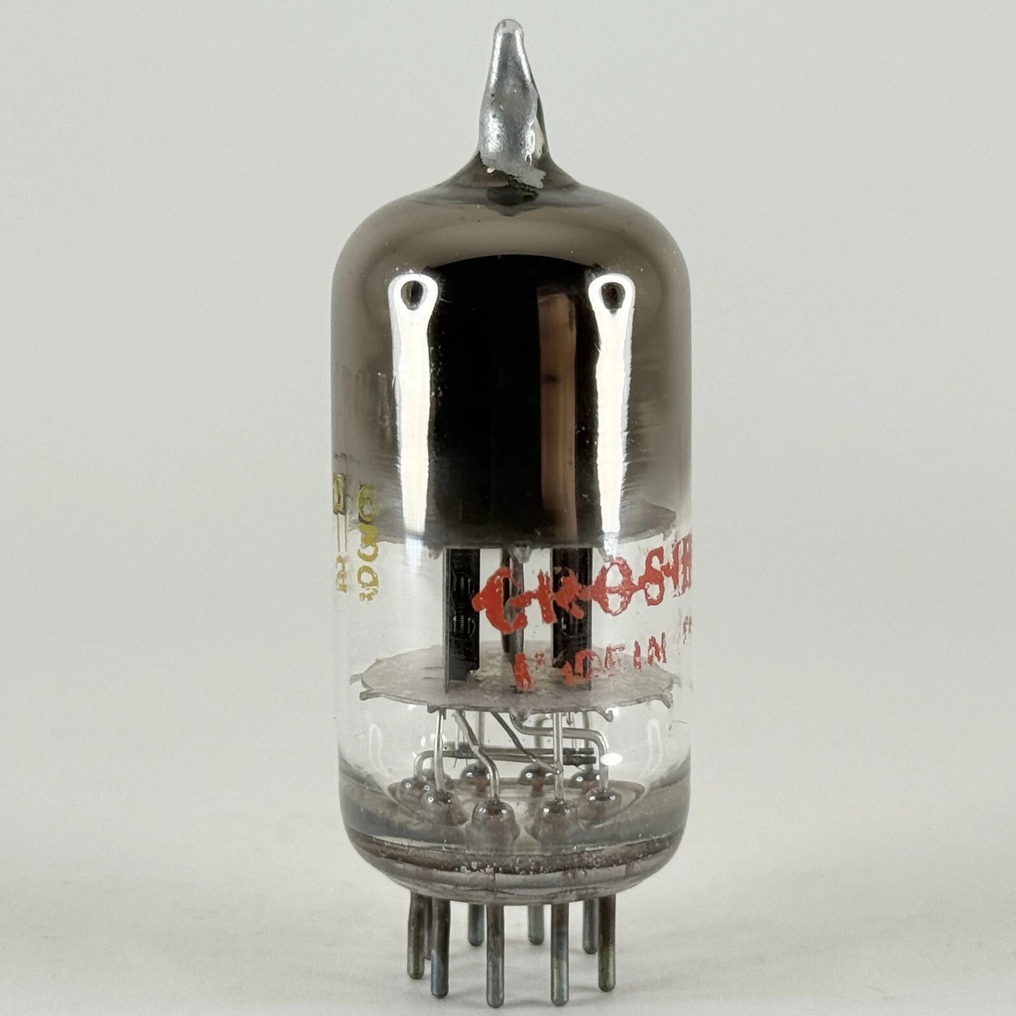 (1) Tested Balanced Crosley 4BQ7A Tube Silver Tipped Code 639 4BQ7 A Twin Triode