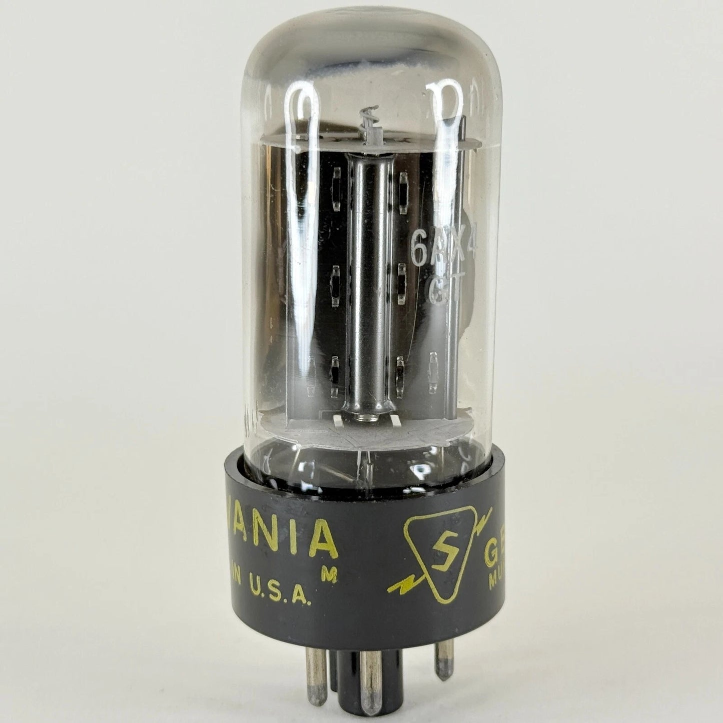 (1) Tested 1960 Sylvania 6W4GT Tube Code GB MUR Sylvania 6W4 GT Rectifier Tube