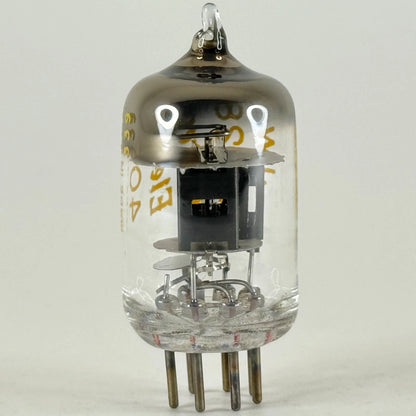 (1) Tested 1953 Western Electric 6028 408A Tube Black Plates Square Get Code 339