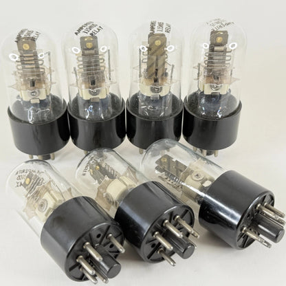 Lot of (7) Untested Amperite 115N05 Delay Relay Tubes 115NO5 115V 5 Second Delay