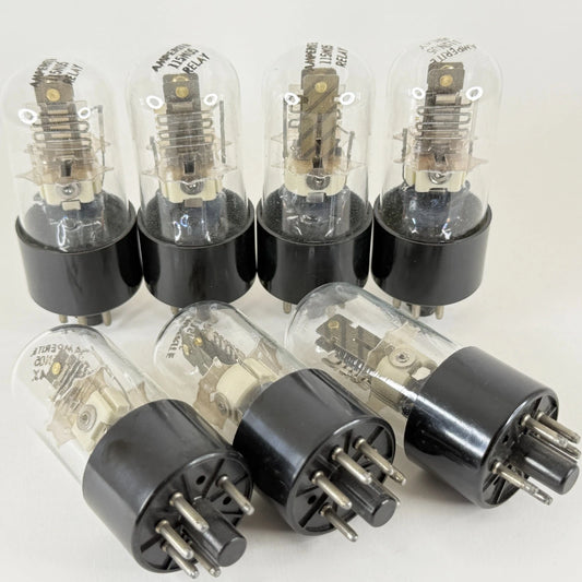 Lot of (7) Untested Amperite 115N05 Delay Relay Tubes 115NO5 115V 5 Second Delay