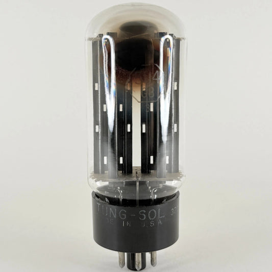 (1) Tested 1956 Tung Sol 5U4GB Tube Smooth Black Plates Dual Getters Code 619-3