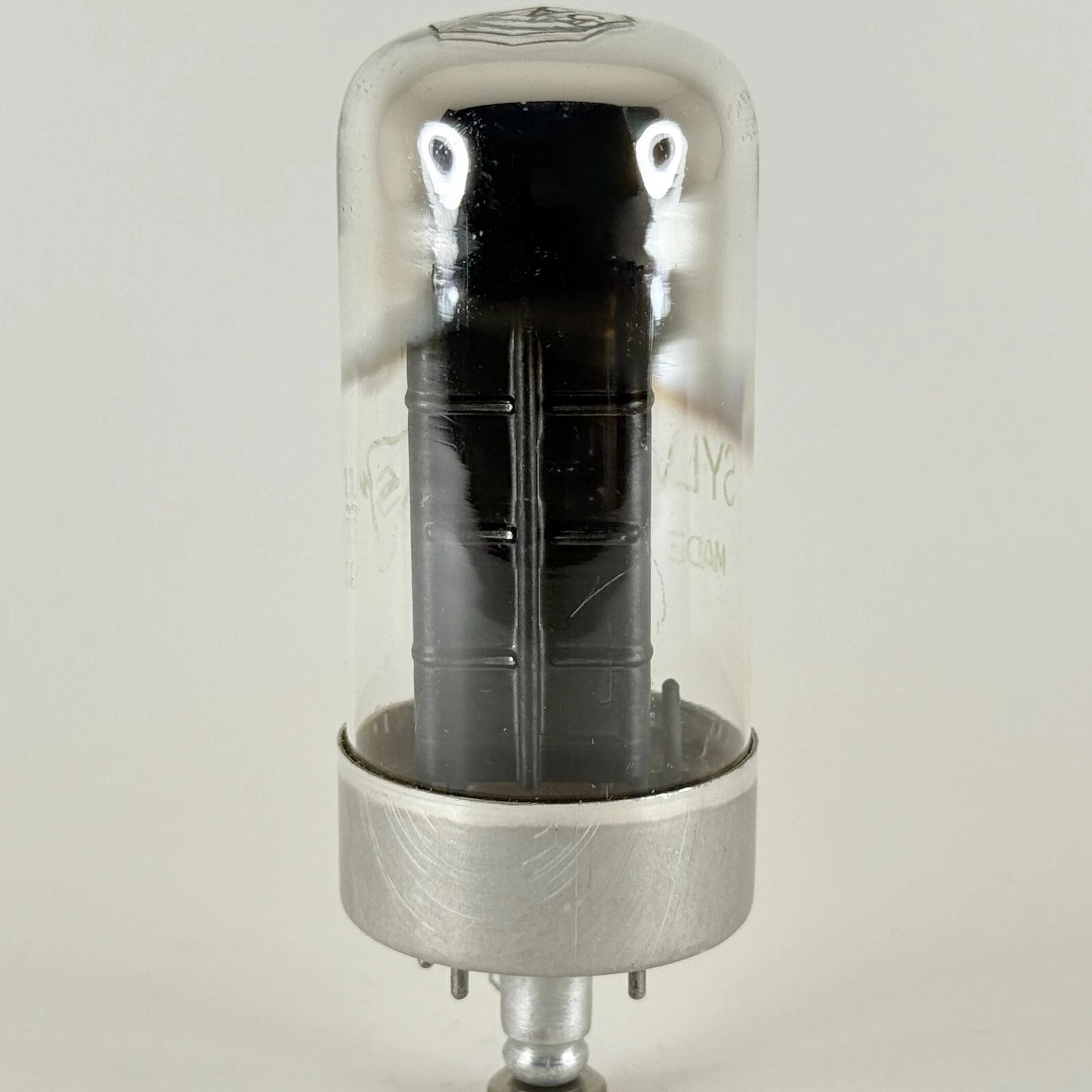 (1) Tested 1951 Sylvania 5AZ4 Tube with Box Code 1-52 Loctal Tube Rectifier (b)