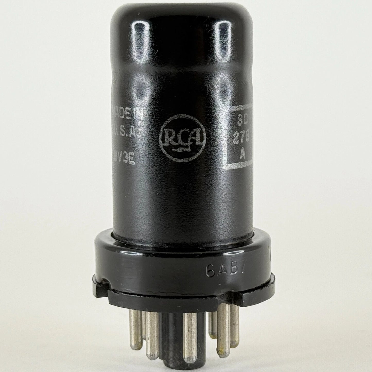 (1) Tested Strong RCA JAN CRC 6AB7 Tube VT-176 Date Code V3E Pentode Tube (a)