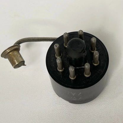 Vintage Adaptol No. 75 Tube Socket Adapter Replace 12A8 Tube with 7A8 Tube