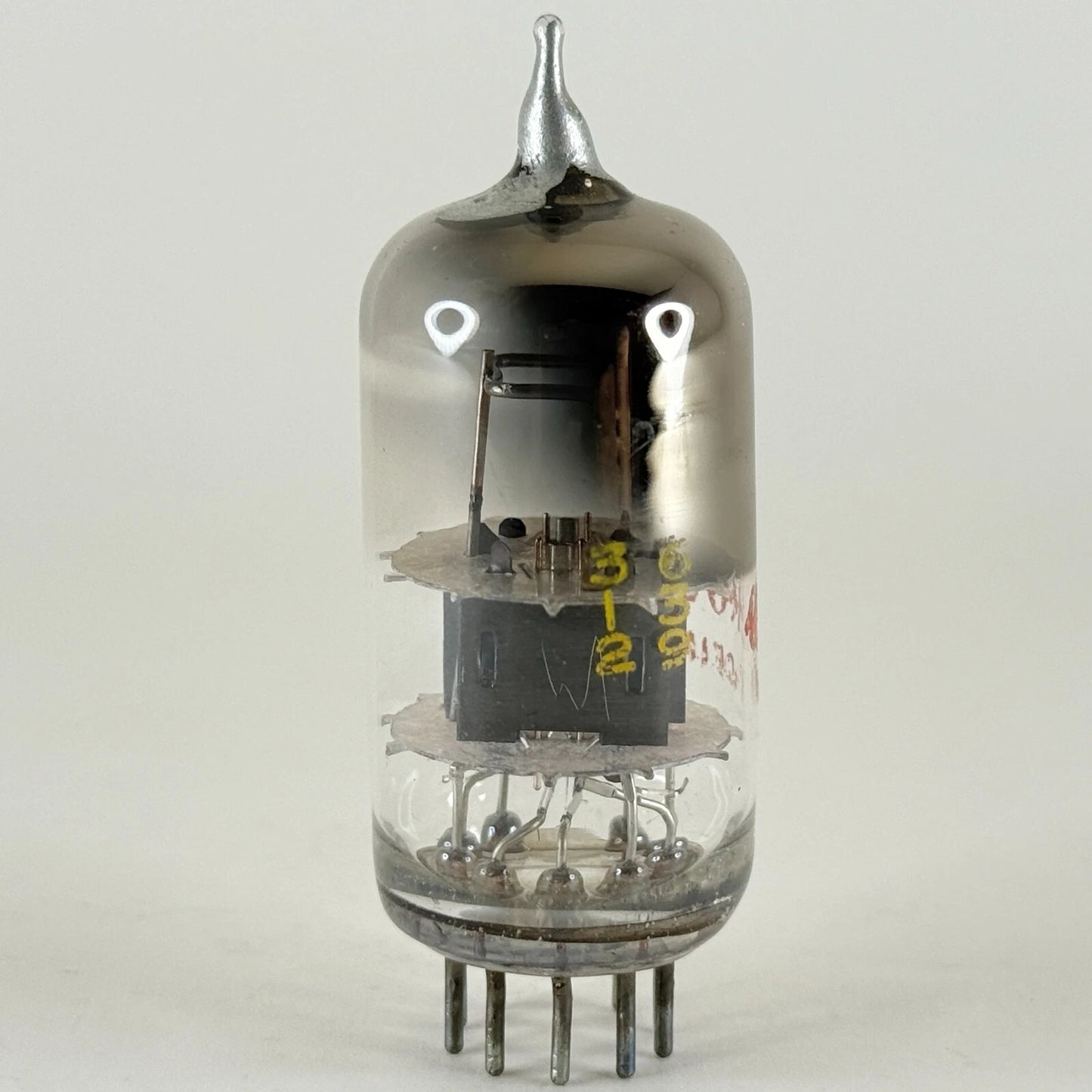 (1) Tested Balanced Crosley 4BQ7A Tube Silver Tipped Code 639 4BQ7 A Twin Triode