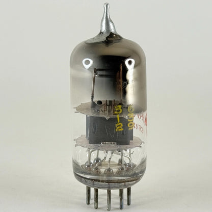 (1) Tested Balanced Crosley 4BQ7A Tube Silver Tipped Code 639 4BQ7 A Twin Triode