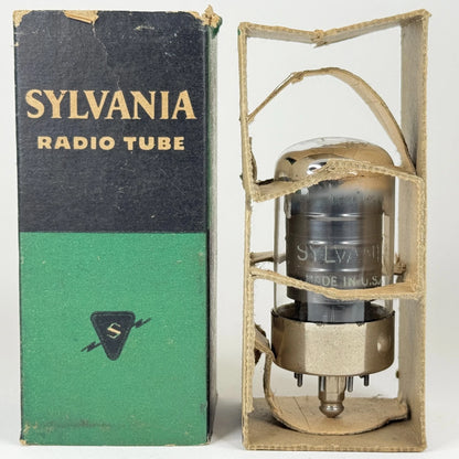 (1) Tested Strong 1956 Sylvania 7C7 Tube with Box Code 6-52 Loctal Pentode Tube