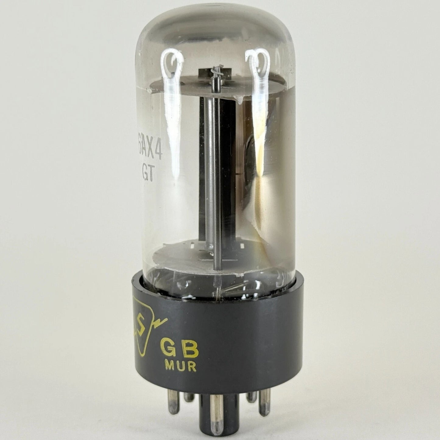 (1) Tested 1960 Sylvania 6W4GT Tube Code GB MUR Sylvania 6W4 GT Rectifier Tube